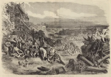 Die Überschwemmung in Lyon